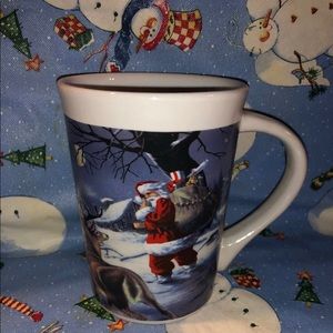 Royal Norfolk Christmas Coffee Cup Winter Scene